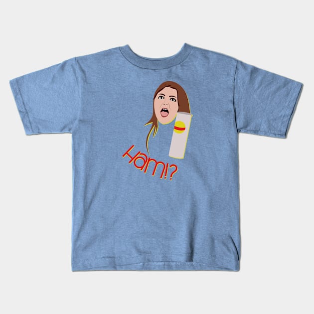 More Ham?! Kids T-Shirt by ericstevensino